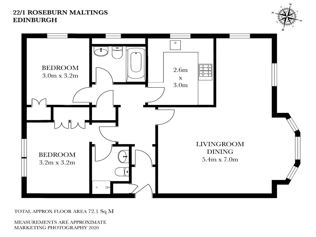 22 1 Roseburn Maltings Floorplan